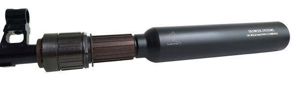 Адаптер байонетный Тигр/СВД для установки глушителя, длинный ПГ, резьба М18х1 изображение, картинка, фото