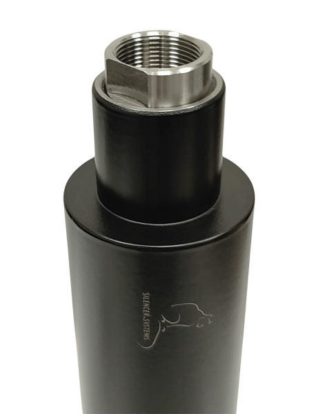 Переходник-адаптер с резьбы 9/16"х24 UNEF (Browning BAR II Boss) на M24x1,5 изображение, картинка, фото